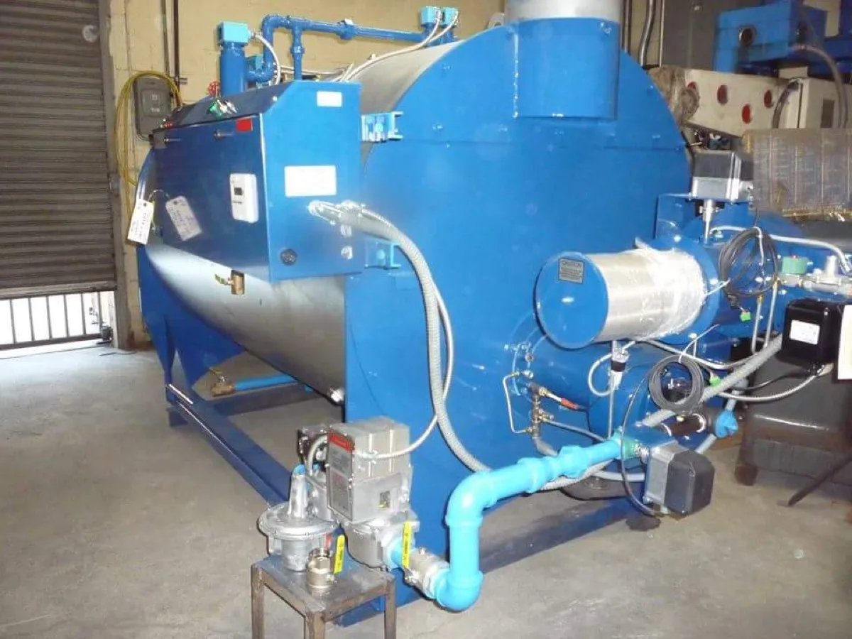 Large Scotch gas fired boiler with PowerFlame burner